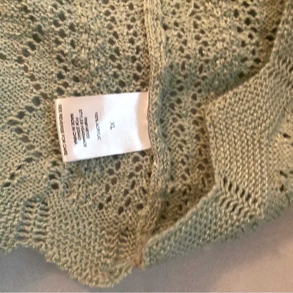 Hippie Rose Sage Knit Cardigan - Picture 3 of 3